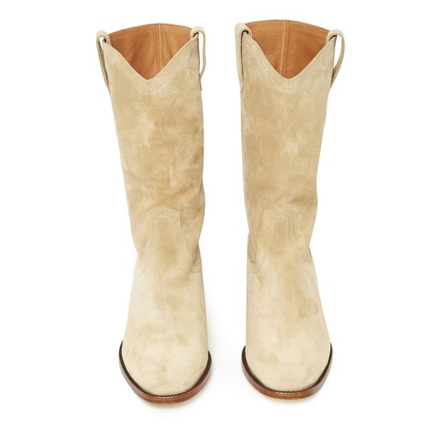 cowboy boots beige