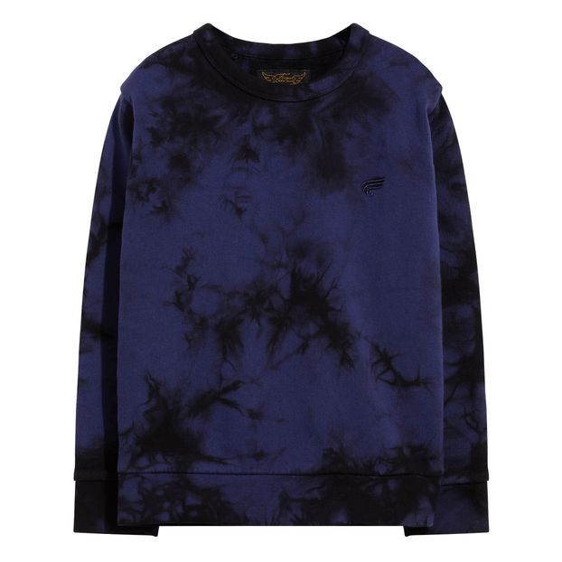 navy tie dye hoodie