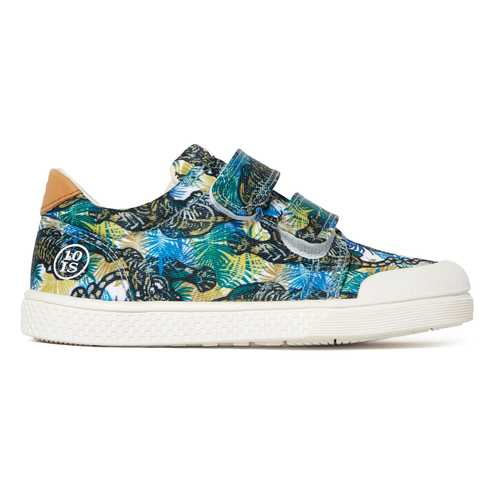 Ten IS - Baskets Scratchs Print Coton Bio - Fille - Multicolore