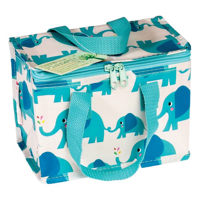Elvis the Elephant Insulated Lunch Bag White