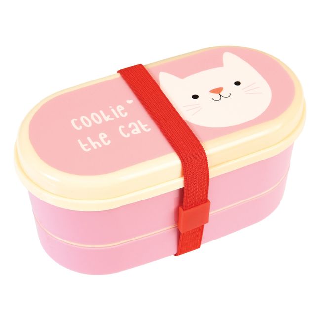Cookie the Cat Bento Box Pale pink