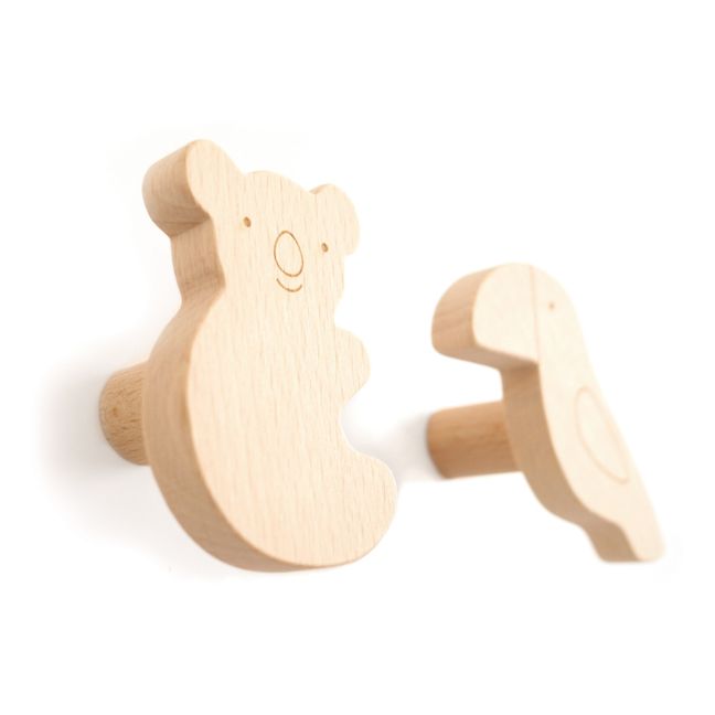 Appendiabiti in legno - 2 pz.