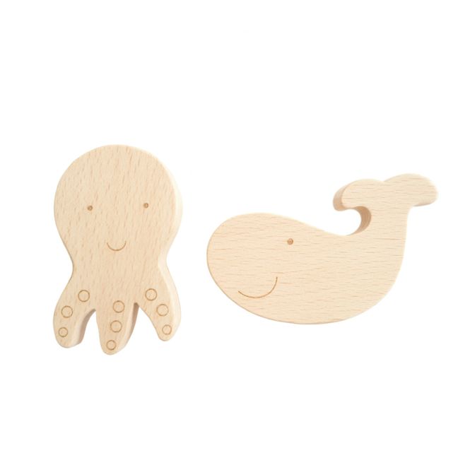 Haken Marin aus Holz - 3er-Set