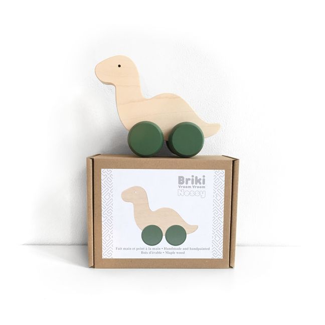 Dinosaurio de madera para pasear