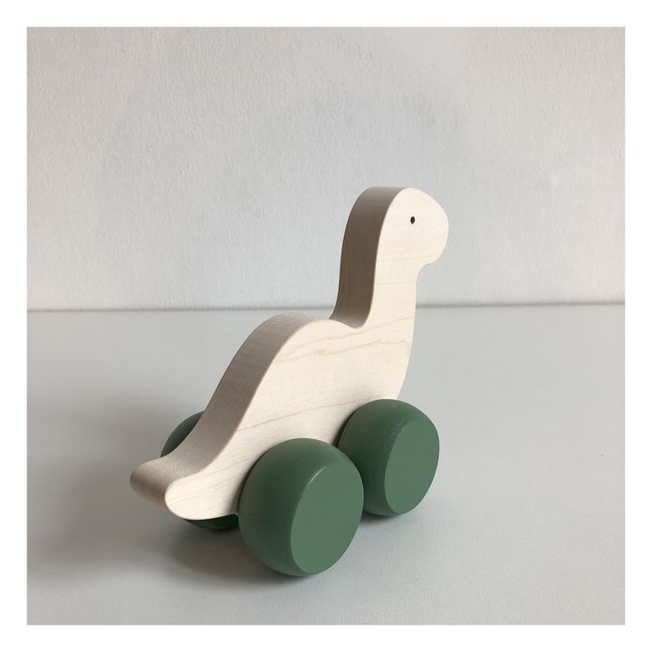 Dinosaurio de madera para pasear- Imagen del producto n°5