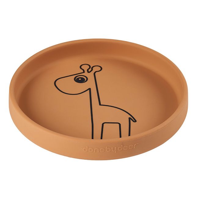 Plato Raffi en silicona | Amarillo Mostaza
