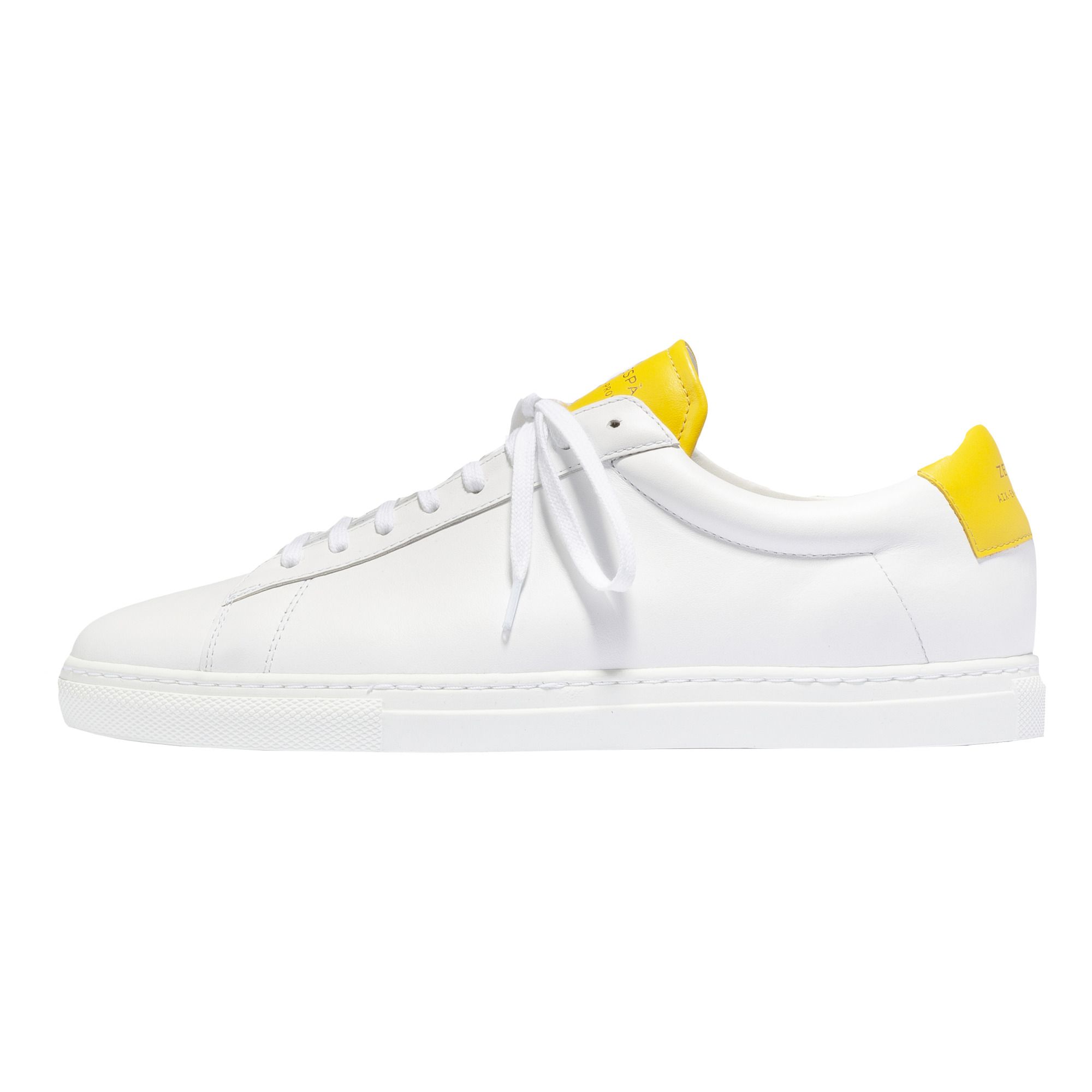 nappa leather trainers with branded lace loop