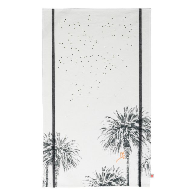 Pamela tea towel | White