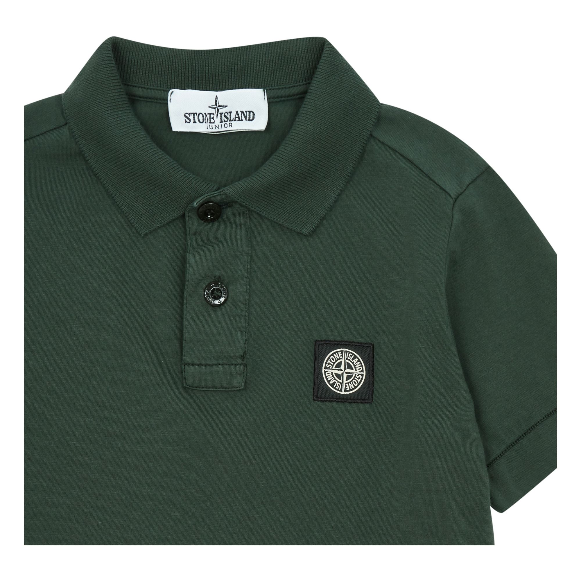 Green stone island outlet polo