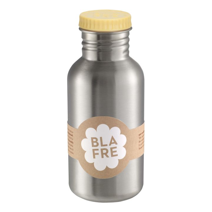 Stainless Steel Water Bottle 500ml | Pale yellow- Product image n°0