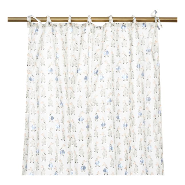 Rabbit cotton curtain 115x250 cm Grey