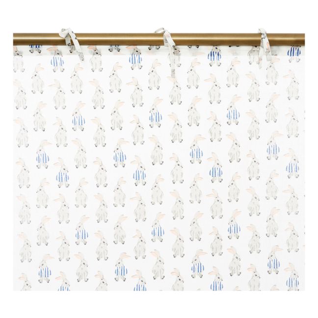 Rabbit cotton curtain 115x250 cm Grey