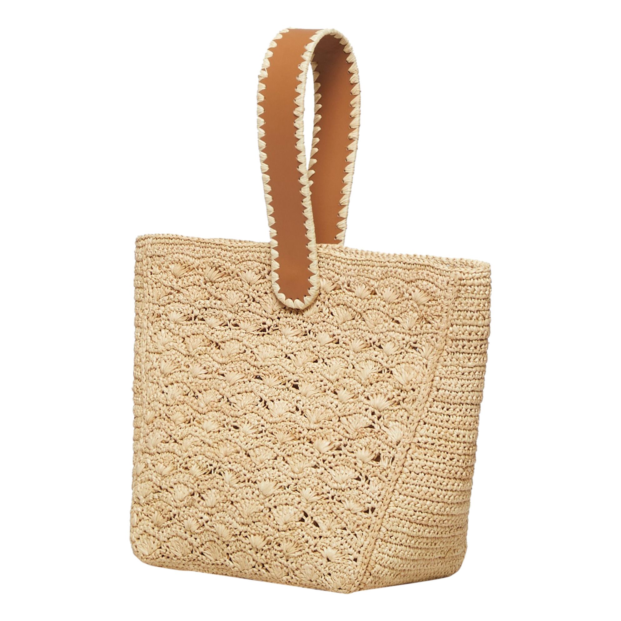 Borsa in rafia Brigitte Naturale Maison NH Paris Moda Adulto