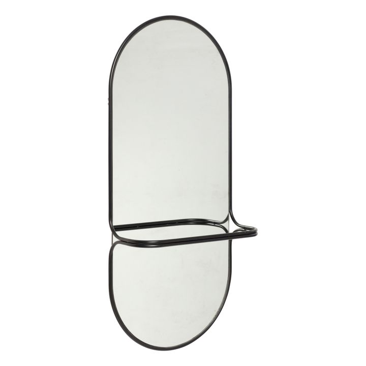 Spiegel aus Metall | Schwarz- Produktbild Nr. 0