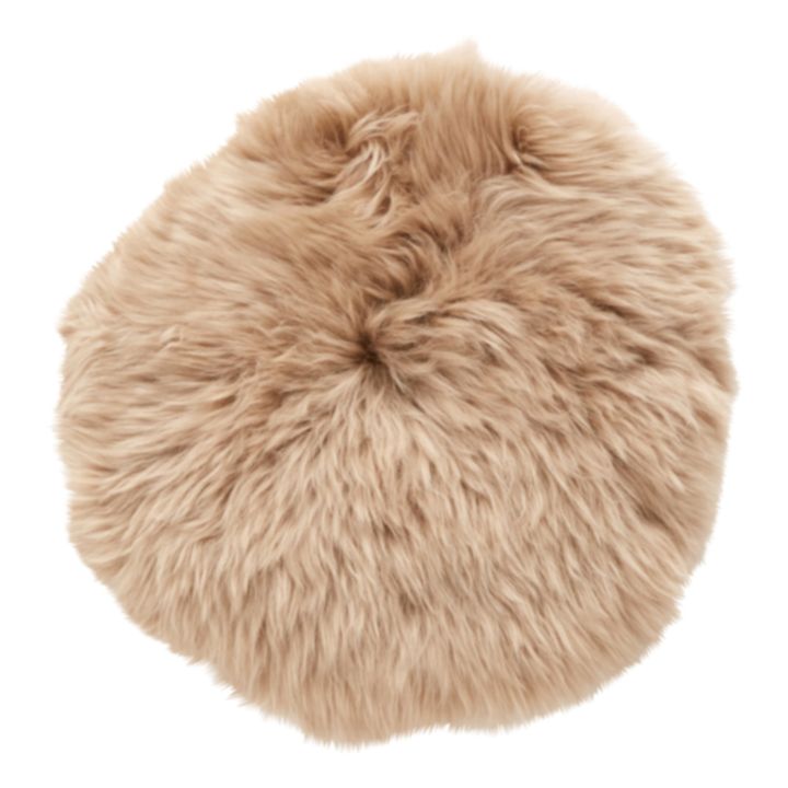 Sheepskin Cushion | Nude beige- Product image n°0