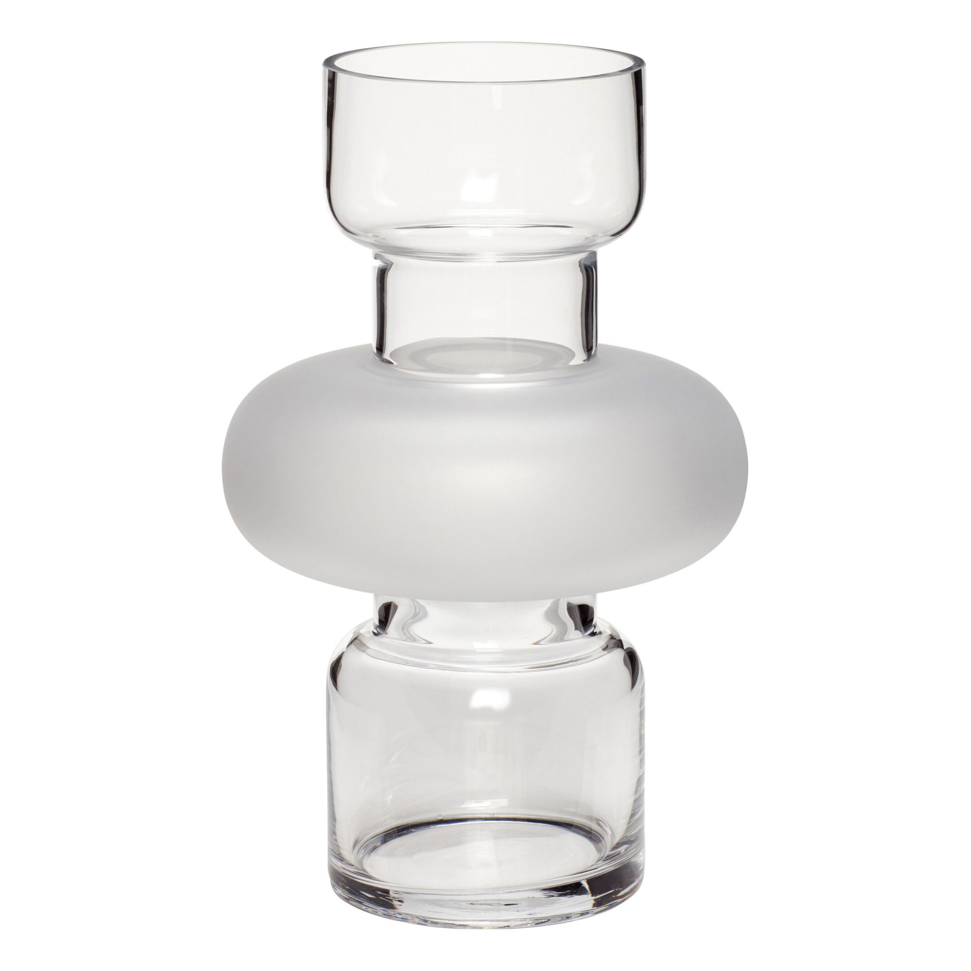 Hubsch - Vase en verre - Transparent