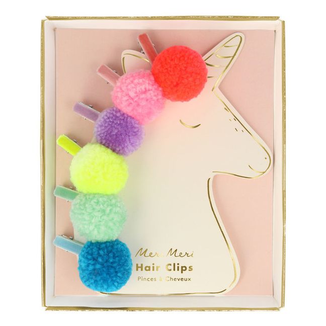 Pasadores Pompones - Set de 6