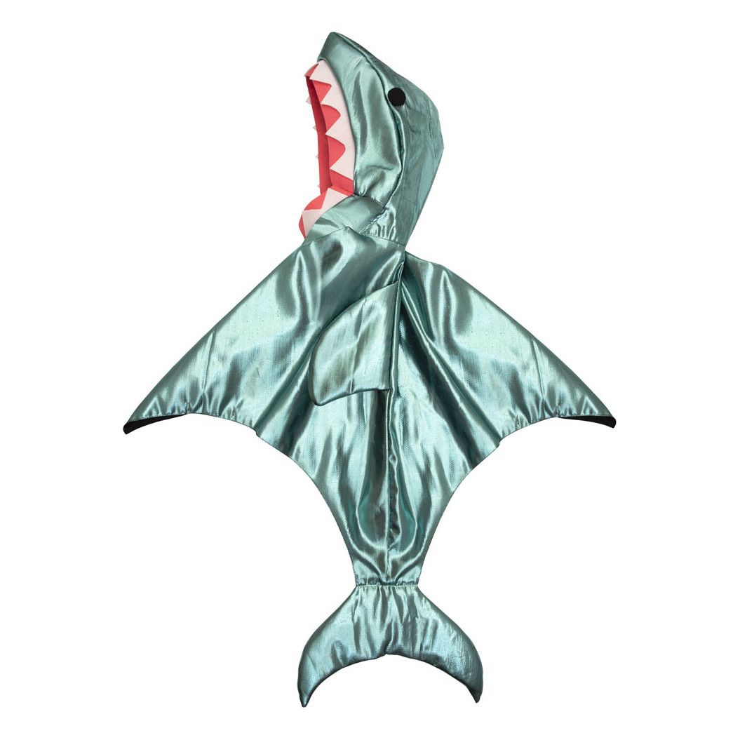 pulmón para mi segunda mano Meri Meri - Disfraz Tiburón - Azul | Smallable