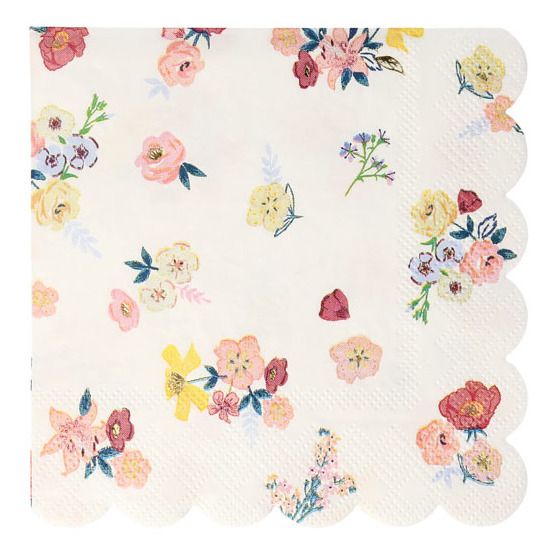 English Garden Paper Napkins - Set of 16- Product image n°1