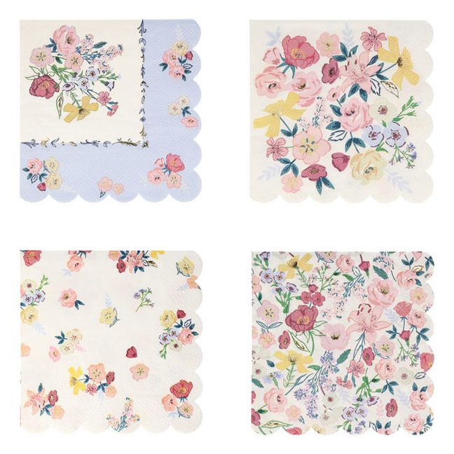 Servilletas de papel English Garden - Set de 16
