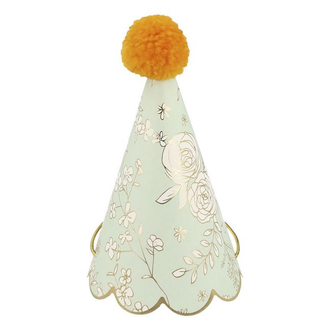 English Garden Party Hats - Set of 8