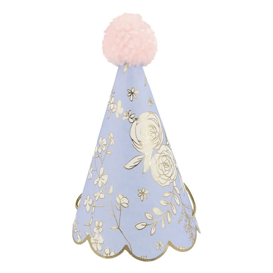 English Garden Party Hats - Set of 8 
