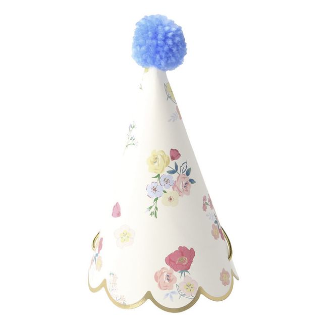 English Garden Party Hats - Set of 8