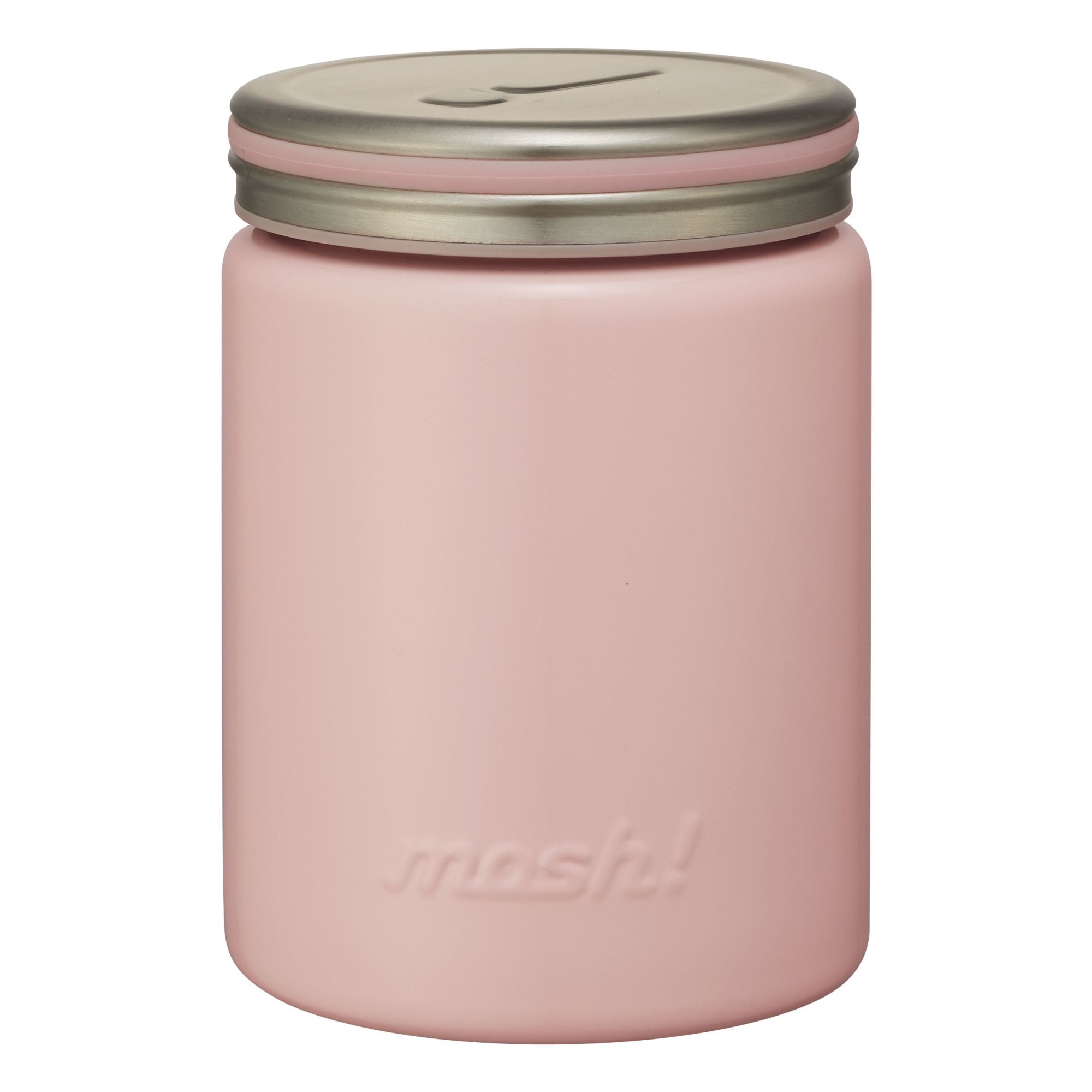 MOSH ! - Pot de conservation en acier - Rose pêche