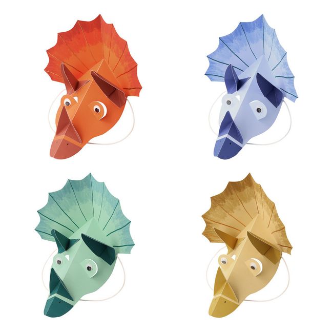 Triceratops Party Hats - Set of 8