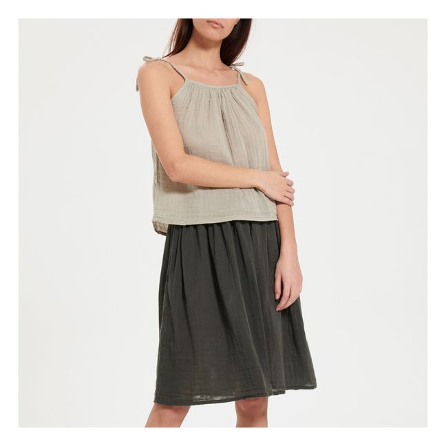 Top Mia - Colección Mujer  | Gris Claro