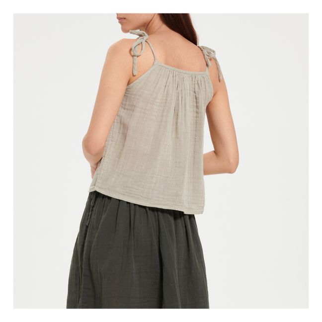Top Mia - Colección Mujer  | Gris Claro