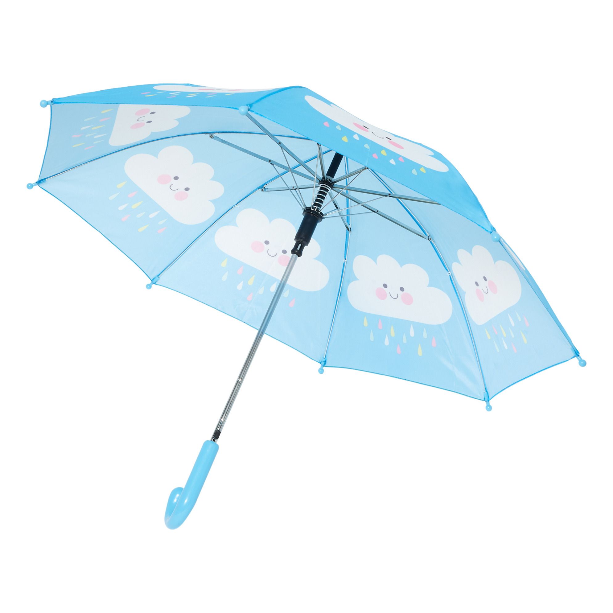 Baby Light Kids Parapluie de Poche pour Enfant Bleu Bleu Cars Rider 90 cm
