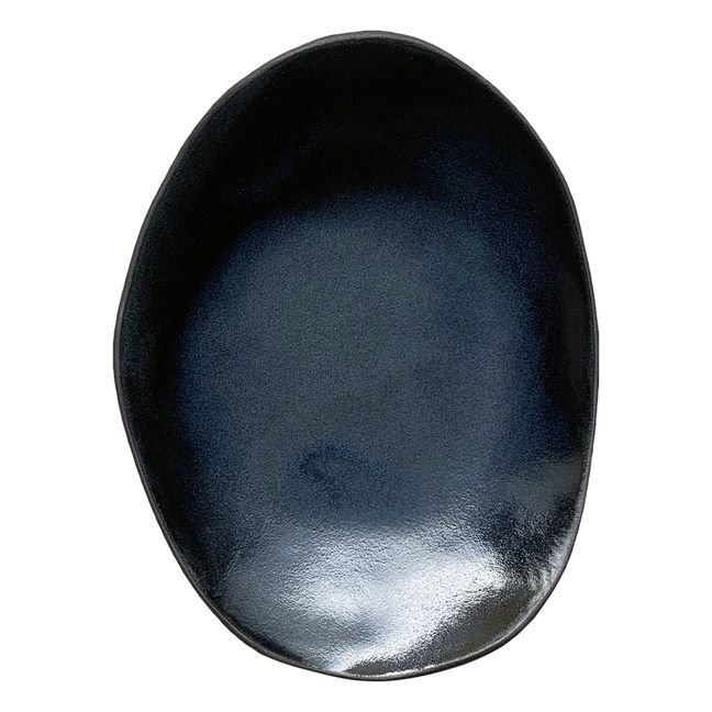 Plato de cerámica ovalado | Azul Marino