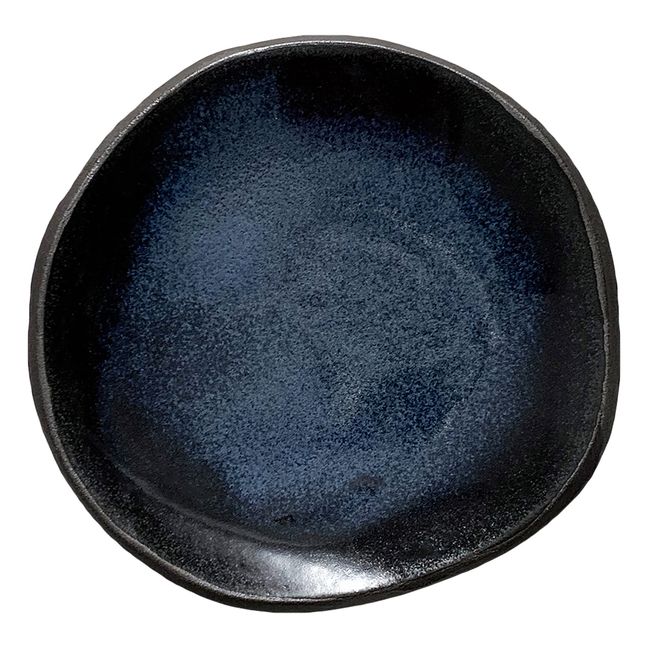 Ceramic bread plate | Navy blue
