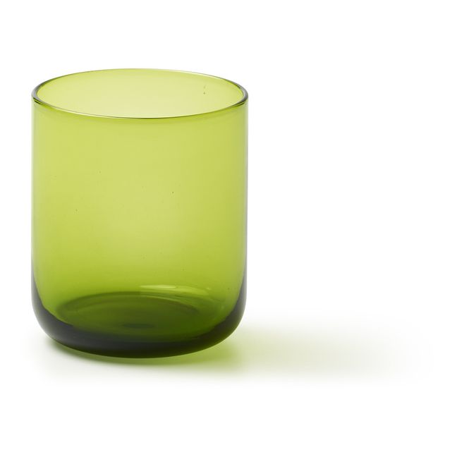 Bicchiere da acqua Bloom | Verde oliva