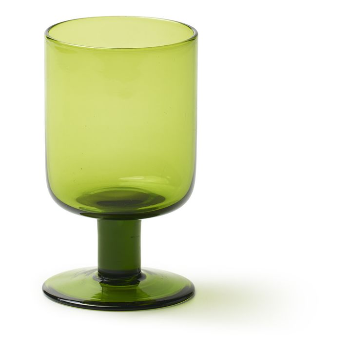 Bicchiere da vino Bloom | Verde oliva- Immagine del prodotto n°0