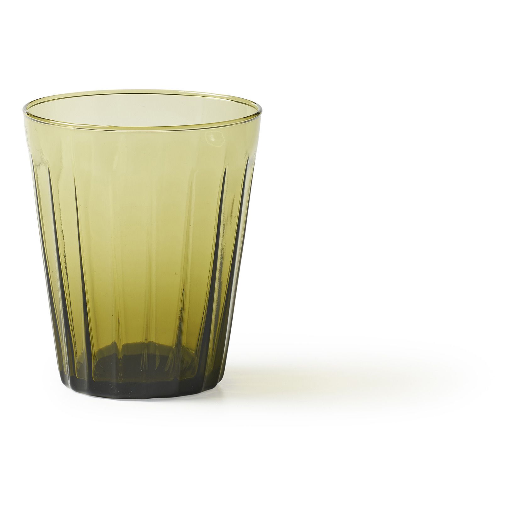 Lucca water glass - Olive green