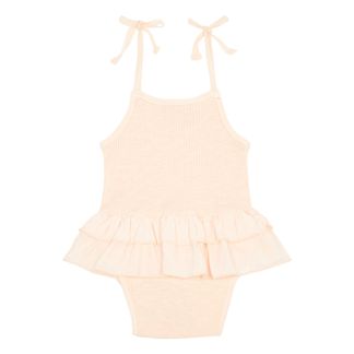 Tocoto Vintage Strampler aus Bio-Baumwolle mit Rüschen-listing