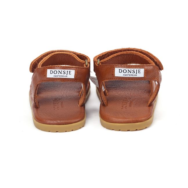 Otis Leather Sandals | Cognac