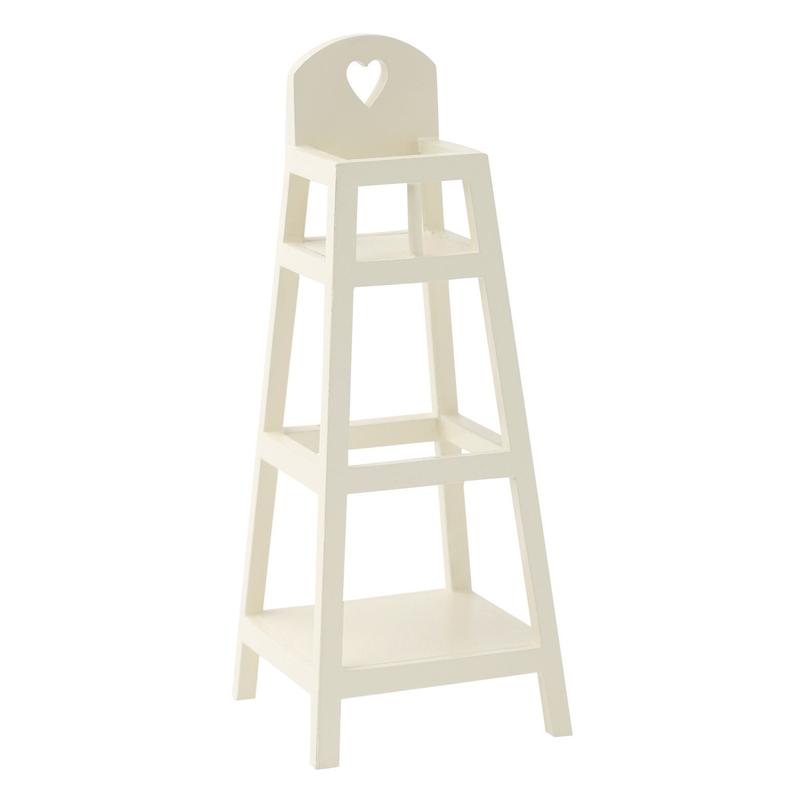 Chaise haute miniature Blanc- Image produit n°0