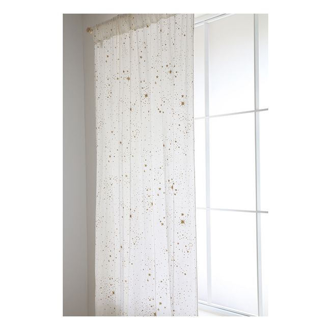 Utopia Curtain in Organic Cotton | White