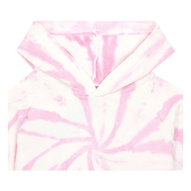 Tie Dye Eighties x Californian Vintage Hoodie | Pink
