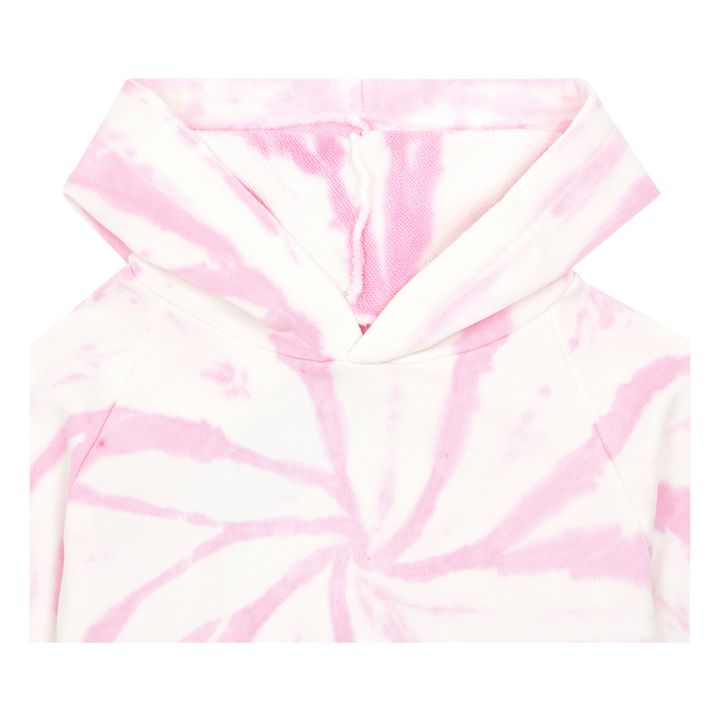 Tie Dye Eighties x Californian Vintage Hoodie | Pink- Product image n°1