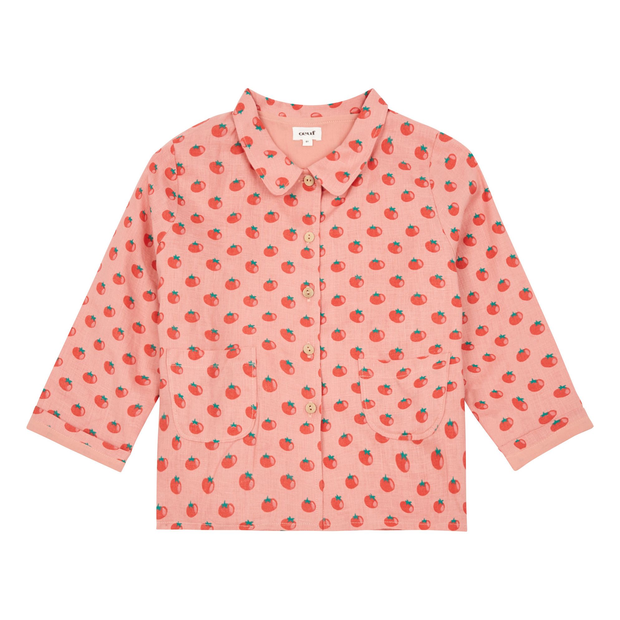 Oeuf NYC - Veste Lin Tomates - Fille - Rose