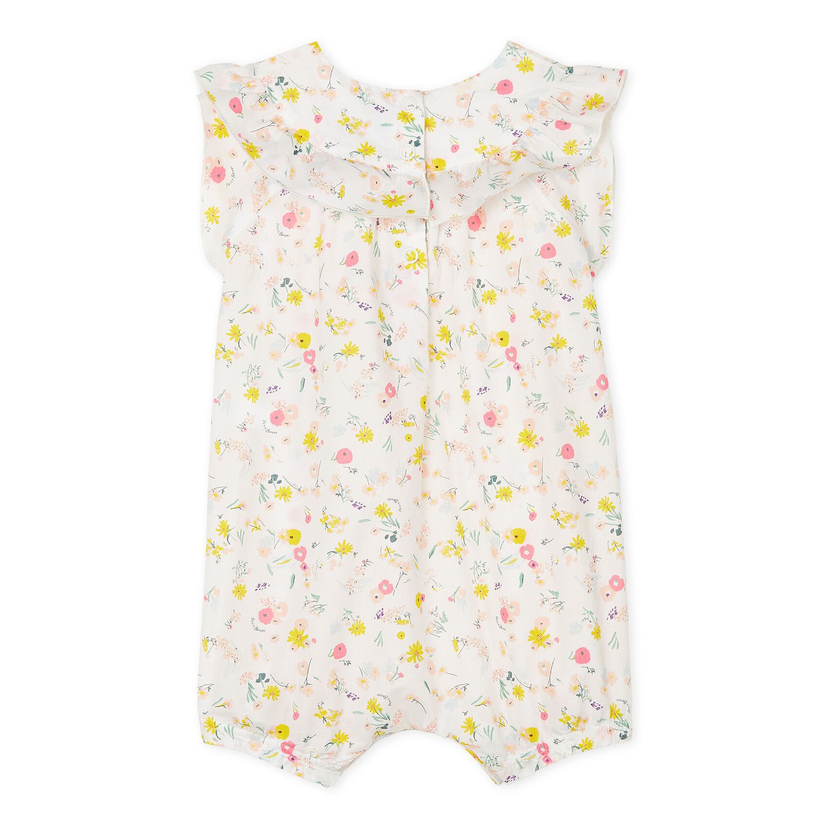 Fiby Romper White Petit Bateau Fashion Baby