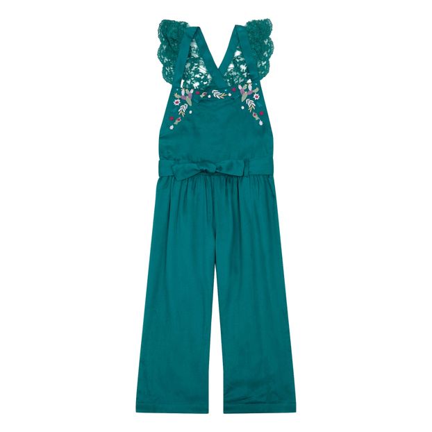 peacock blue jumpsuit