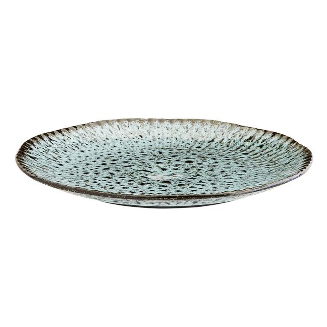 Assiette en grès | Bleu indigo