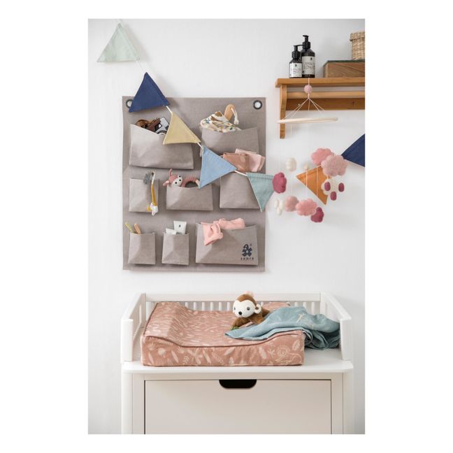 Mobile Nuage en feutrine | Rose