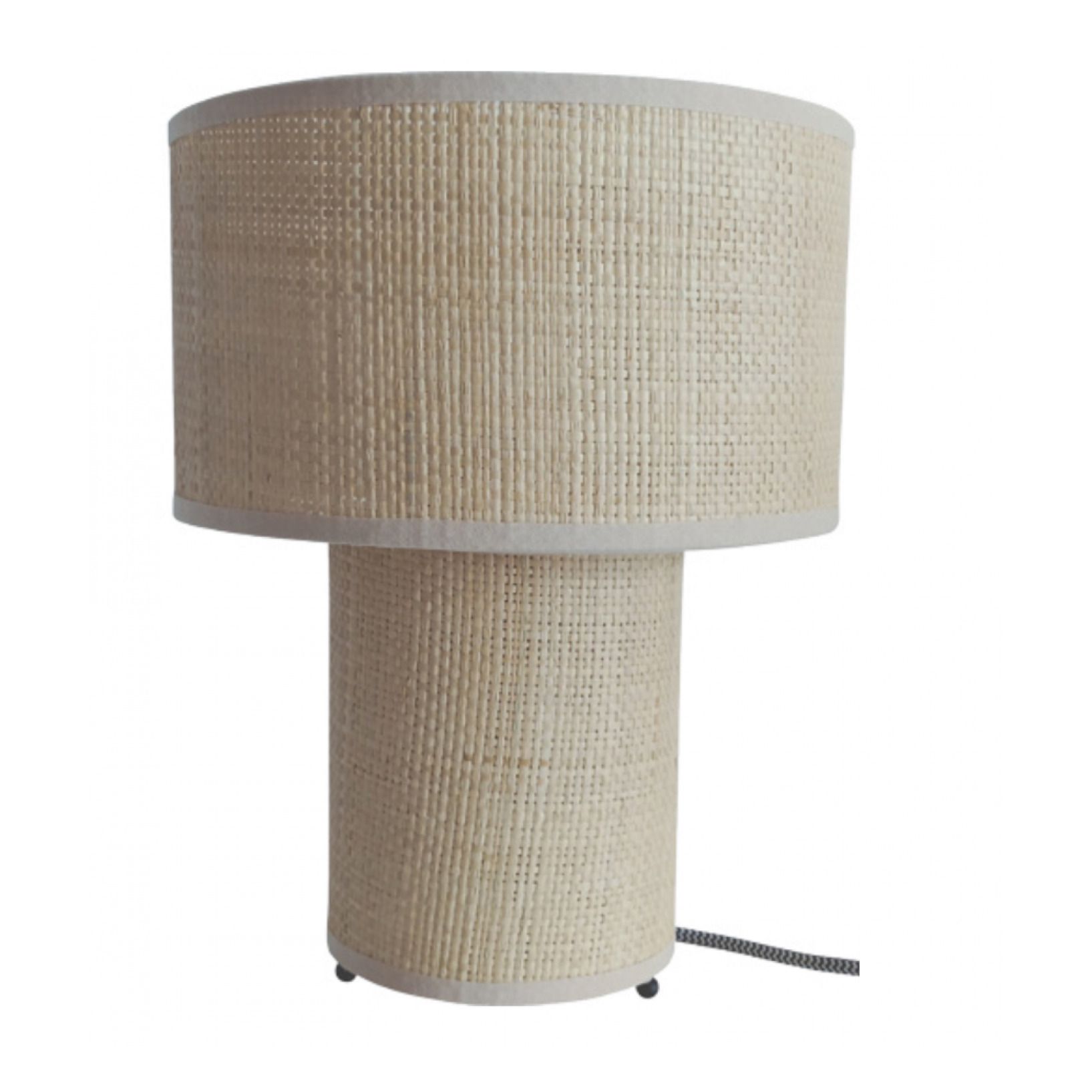 Raffia Table Lamp Beige- Product image n°0