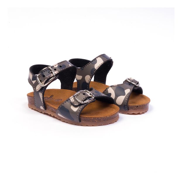 two buckle sandals